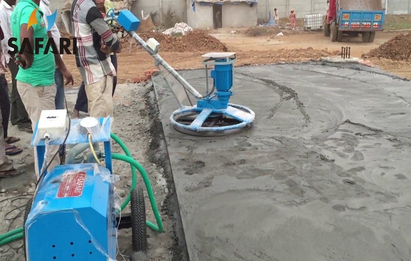 Vacuum Processed concrete