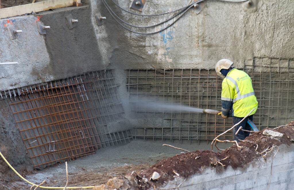 WHAT IS SHOTCRETE (GUNNING) & IT'S APPLICATION